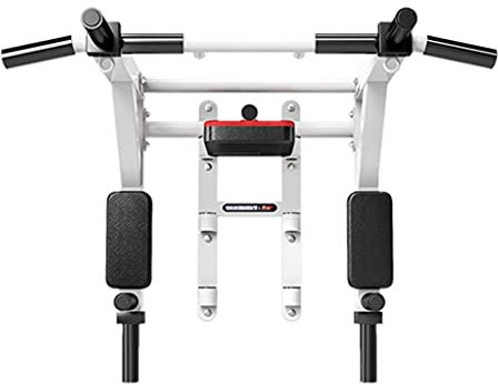 Pull-Up Bars Wandmontierter Hochleistungs-Zugstab, der horizontale Balken kann um 90 Grad, 3-Gang-einstellbare Höhenfitnessstange, lasthaltiges 400kg gedreht Werden (Color : White)