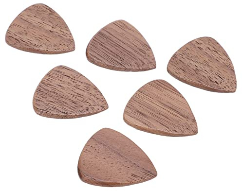 Ukulele-Holz-Plektrum, Daumen geschlitzt Komfortabler Griff Holz-Gitarren-Plektren als Geschenk zum Erlernen von Musikinstrumenten(#2)
