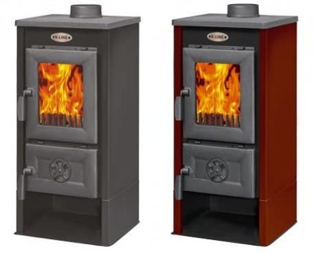 STUFA A LEGNA K-LINE MOD. KARUSEL MAXI COL. ANTRACITE KW 6,3