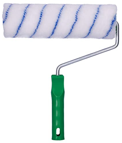 Toolspace Rullo per Dipingere Pavimenti in Nylon Super Poliammide – Piccoli Rulli per Dipingere – per Vernice, Resina Epossidica, Adesivi a Base di Solventi – Estremamente Resistente – Φ50 – 25 cm