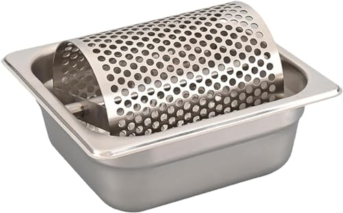 Rodillo de mantequilla de acero inoxidable/rodillo esparcidor de mantequilla portátil/dispensador de mantequilla derretida para queso de restaurante al aire libre