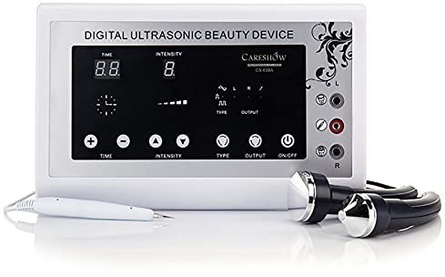 Ultraschall Körper Gesicht Haut Massage Therapie Gerät Antifalten Anti-aging (1 x Augensonde,1 x Gesichtssonde,1 x Spot Removal Pen) für Gesichtshaut, Augenhautpflege und Fleckentfernung