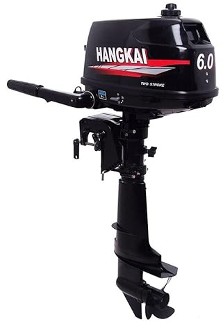 Außenbordmotor, 2-Takt, 6 PS, Außenbordmotor, Bootsmotor, Fischerbootmotor, Außenbord-Trolling-Motor, CDI-Zündsystem, Wasserkühlsystem, 102 CC