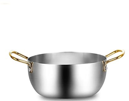FDHESAR Stock Pot, Friendly Fryipan Non Stick Pans Cookware Set Cookipot Fry Pan with Non Stick Steamer/a 22Cm