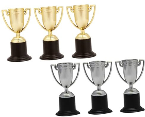OFFSCH 18 Stk kleine Trophäe Spiel Trophäenmodell Fußballtrophäen für Kinder Mini-Trophäen belohnung kinder pokale für kinder Miniaturpreise und Trophäen Auszeichnungen und Trophäen Abs