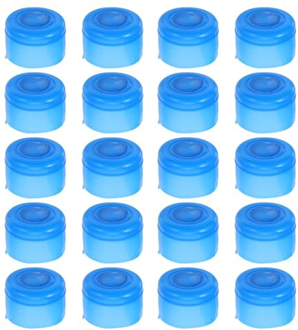Homoyoyo Non-Spill Water Bottle Caps 20 Pack Replacement Caps for Jugs Pitchers Leakproof Lids for Home Office Use