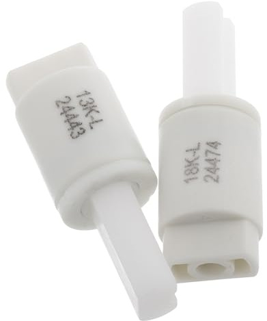 Yardenfun 2pcs Amortisseur Abattant Wc Blanc en Plastique Charnière à Fermeture Lente et Fonctionnement Silencieux pour Siège de Toilette Solide et Confortable