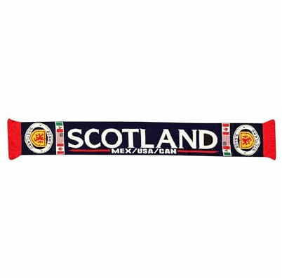 GIFTS 4 ALL Scotland World Cup Football Fans Souvenir Scarf, Tartan 2026 On Tour Fans Scarf, Scotland 2026 Football Souvenir, Scottish World Cup Scarves