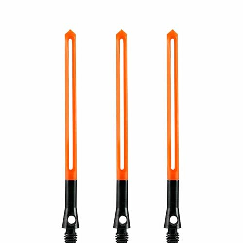 SlikStik + Aluminium, Unicorn Stems, kurze Dartschäfte, orange