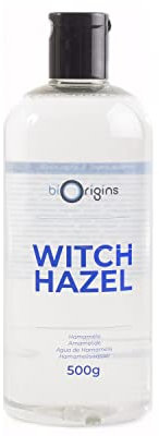 Mystic Moments | Witch Hazel Liquid | INCI: Hamamelis Virginiana – Alcohol | Natural Skin Toner | Astringent & Soothing Extract | Cosmetic Grade | Oil & Problem Skin Care | 500g
