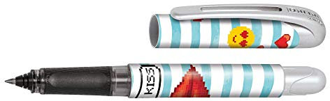 ONLINE Rollerball für Mädchen | Kiss Kiss I hochwertige Tintenroller-Technik I Nachfüllbar mit Standardpatronen I Gratis 1 Patrone inkl.