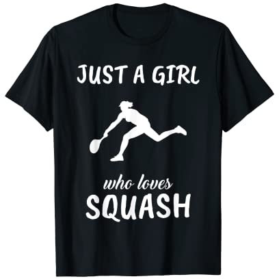 Just A Girl Who Loves Squash-Sport-Outfit T-Shirt
