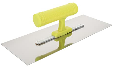 Happyyami Edelstahl Glättkelle Für Mauerwerk Lange Kelle Mit Ergonomischem Kunststoffgriff Zum Nivellieren Und Formen Putz Langlebig Und Leicht Zu Lagern
