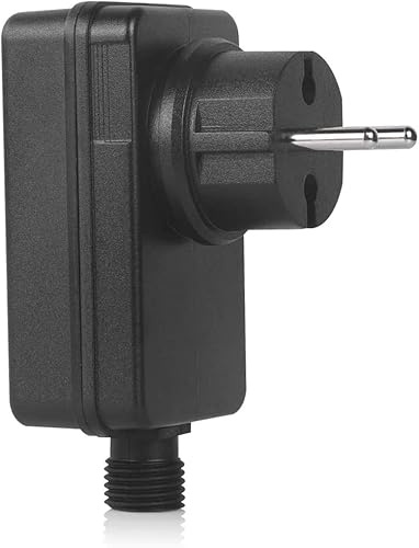 SanGlory 12V DC Netzadapter 3W 4er Set Gartenleuchte mit Stecker, 8er Set Gartenstrahler mit Erdspieß, AC 100-240V Transformator für Gartenbeleuchtung