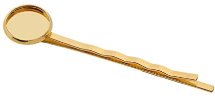 FRCOLOR 40stücke Haarspangen-accessoires Diy Mit Runder Grundplatte Elegante Haarspange Für Damen Bobby Unfertiger Damen-kopfschmuck Passend Für Fassung