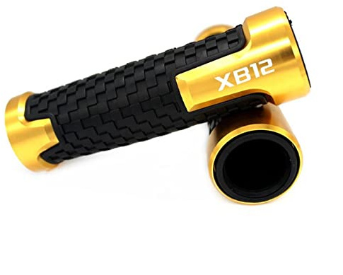 TUBBLI Für Buell XB12 2004-2008 XB12R/XB12Scg/XB12Ss 2009 XB 12 R/Scg/Ss Motorrad 7/8 22mm Anti-Rutsch Lenker Lenker Lenkergriffe (Color : Gold)