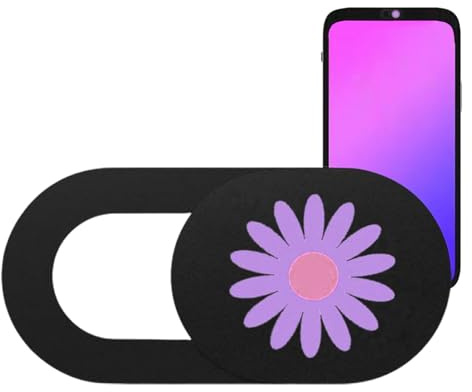 Maciun Laptop-Kamera-Abdeckungsschieber - Anti-Peeping-Telefonkamera-Abdeckung - Exquisite Muster-Handy-Objektivabdeckung, PC-Videokamera-Abdeckung, langlebig für Tablets