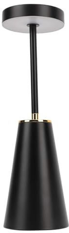 Focket Lampada da tavolo senza fili, lampada da tavolo a LED dimmerabile continua con controllo touch, alimentata a batteria, lampada portatile ricaricabile per soggiorno, ristoranti,
