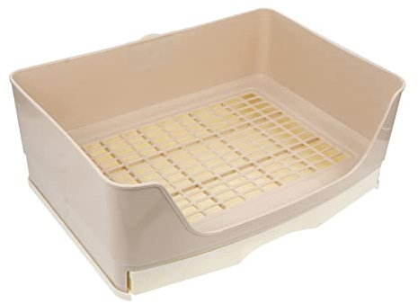 BESPORTBLE Kaninchentoilette Ecke Toilettentablett-Box Aus Dicht Für Kaninchen Meerschweinchen Hamster Haustiertoilettentablett-Box Kaninchentoiletten-trainingstoilette