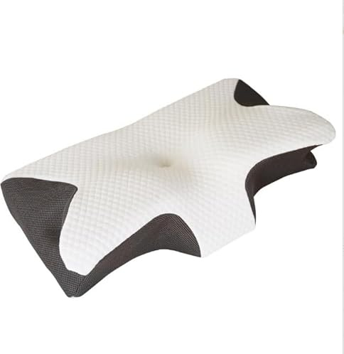 OHMG - Almohada ergonómica con memoria de forma para los durmientes en el lateral, la espalda y el vientre, mejora la calidad del sueño (1P)