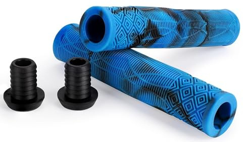 ARYIMYDP 1 Coppia Manopole MTB 160mm Antiscivolo, per Manubrio Bici da Montagna/Scooter, Design Ergonomico con Rinforzi Laterali, Adatte 22mm