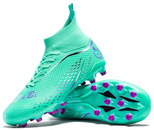 WOWEI Botas de Futbol Hombre Profesionales Zapatillas de Futbol Spike Aire Libre Atletismo Entrenamiento Calzado de Futbol Tacos Training Deporte