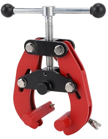 YUEHISY Pipe Alignment Clamp, Portable Professional Carbon Steel Welding Tool with Quick Acting Screws, Lightweight Design for 1 to 2.5in Pipes