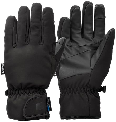 meteor Snorra Kinder & Teenager Winterhandschuhe Fingerhandschuhe – wasserdicht Winddicht – warm gefütterte Skihandschuhe – ideal für Jungen und Mädchen beim Skifahren Rodeln Schnee und Outdoor