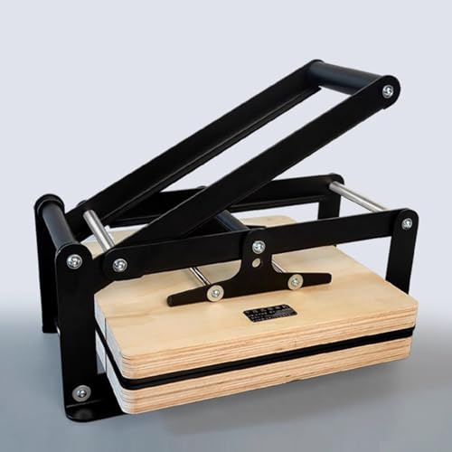 Manuelle Handhebel-Flachpress-Druckmaschine für Linoleumschnitte und Holzblock-Tinte, maximale Reibgröße 380 x 380 mm mit Höhenverstellung