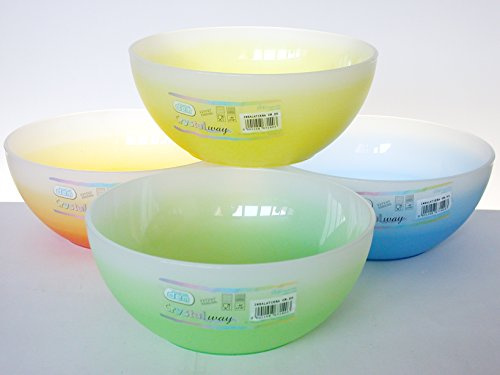Dem Crystal Ensaladera, plástico, Multicolor
