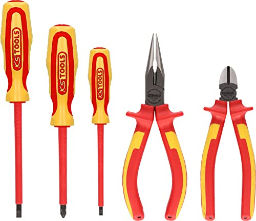 KS Tools 117.1170 ERGOTORQUE VDE Zangen- und Schraubendreher-Satz, 5-tlg. Variante 1