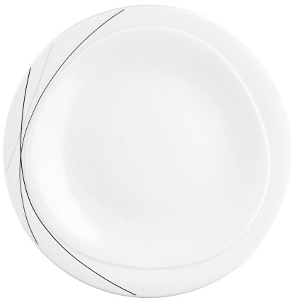 Seltmann Weiden 001.692273 Trio Highline - Frühstücksteller/Kuchenteller/Dessertteller - rund - Ø 23 cm - Porzellan