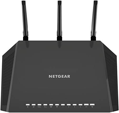 Netgear Nighthawk R6700 Smart AC1750 WiFi Router (WiFi speed up to 1750 Mbps, 4x GB Ethernet and USB 3.0 port, with Armor Cyber Protection and Circle Child Protection App)