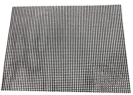 BBQ Grillmatten Grill Mesh Wiederverwendbare Teflon Grill Netz Matte Antihaft Wiederverwendbar Grillmatten Backmatten Gasgrill Fur Grillen, Kochen, Backen, Grill, 40 X 33 cm (A)
