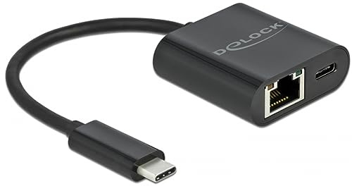 DeLOCK 66644 Dockingstation mit Kabel, USB 3.2 Gen 1 (3.1 Gen 1) Type-C, Schwarz