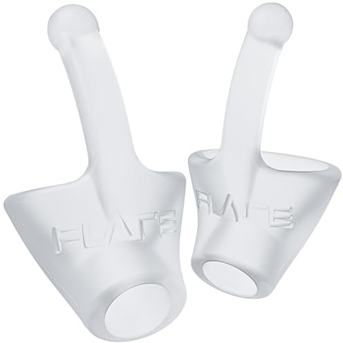 Flare Calmer Mini Original – Small Ear Plugs Alternative – Reduce Annoying Noises Without Blocking Sound – Soft Reusable Silicone - Translucent