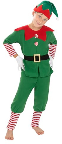 Funidelia | Weihnachtselfen Kostüm für Kinder Weihnachtself, Weihnachten, Wichtel - Kostüme für Kinder & Verkleidung für Partys, Karneval & Halloween