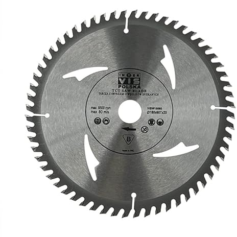 180x20 mm Sägeblatt, Kreissägeblatt für Holz mit 40 gekippten TCT-Zähnen