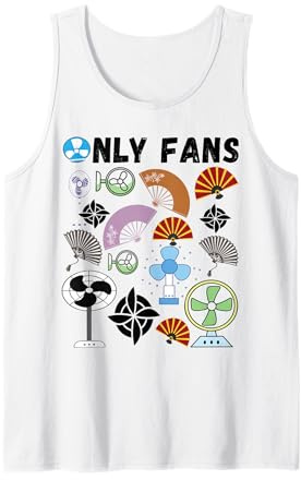 Only Fans Set Funny Ventilators & Fans Silly Meme Camiseta sin Mangas