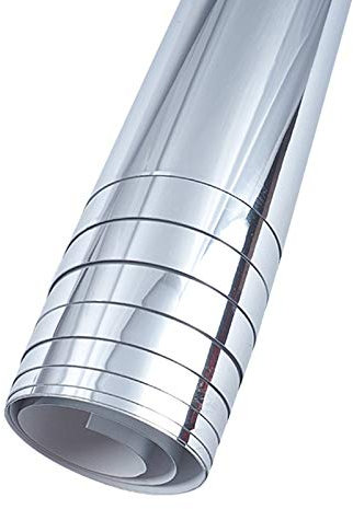 Koanhinn Adesivo da parete a specchio Pellicola adesiva per mobili, 50 x 50 cm