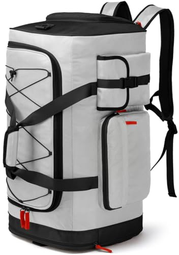 Lyweem 75L Reisetasche Groß Sporttasche Rucksack Herren mit Schuhfach & Rucksackfunktion Weekender Reise Tasche für Damen