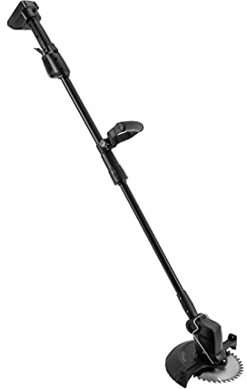 Tagliaerba a batteria con 2 lame per sega in acciaio inox, testa regolabile, tagliaerba con motore senza spazzole, 6000 rpm, per tosaerba