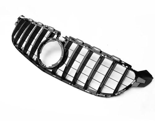 pclele Kühlergrill Für Mercedes Für Benz W205 C63 C63S Für AMG 2019 2020 2021 Auto Kühlergrill Grill Stoßstange Grille Mit Kamera Loch Frontgrill