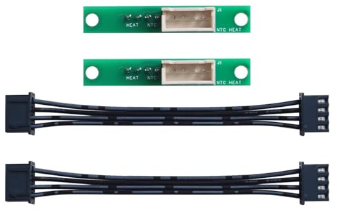 BCZAMD for Adventurerr 5M/ 5M Pro 3D Drucker Zubehör 2Pcs Hotend Extruder Transfer Adapter Board Replacement: PCB Teil für Verbindung von Extruder Druckkopf Motherboard mit Kabel