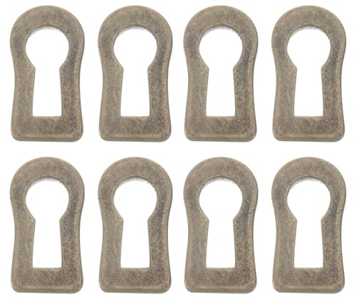 OSALADI Antike Schlüssellochabdeckung 10 Stück Zinklegierung Schlüssellochschutz Für Schranktüren Kommoden Schubladen Schreibtische Möbelhardware Mit Vintage Dekor