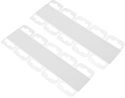 BUGUUYO 400stücke Selbstklebende Display-haken Aus Pet Für Präsentationen Geschäften Küchen Und Wohnräumen Für Vielseitige Anwendungen Transparent