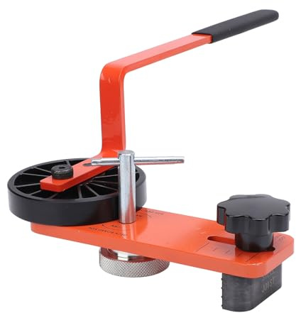 Luocute Herramienta de Enderezamiento y Bloqueo para Doblar Tablas de Cubierta con Palanca, con Ajustable para Vigas Metálicas Dobles Individuales, Enderezadora de Vigas con Placa de