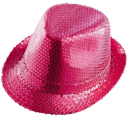 W WIDMANN MILANO Party Fashion - Chapeau Fedora, Chapeau avec paillettes, Couvre-chef, Carnaval