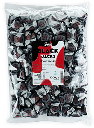 Just Treats Black Jack Chews (1 Kilo Party Bag)