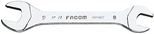 Facom 22.10X11 Clés à Fourches Micromécanique Têtes Inclinées 15° Métriques 10x11mm
